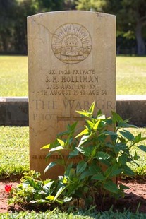 BEIRUT WAR CEMETERY - HOLLIMAN, SYDNEY HERBERT